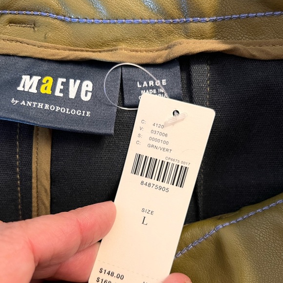 Anthropologie The Colette Faux Leather Maxi Skirt by Maeve - Picture 10 of 13